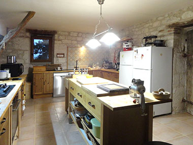 One of the fitted kitchens