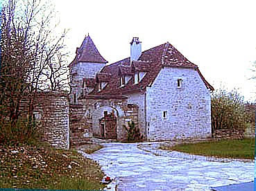 The house seen from the pool